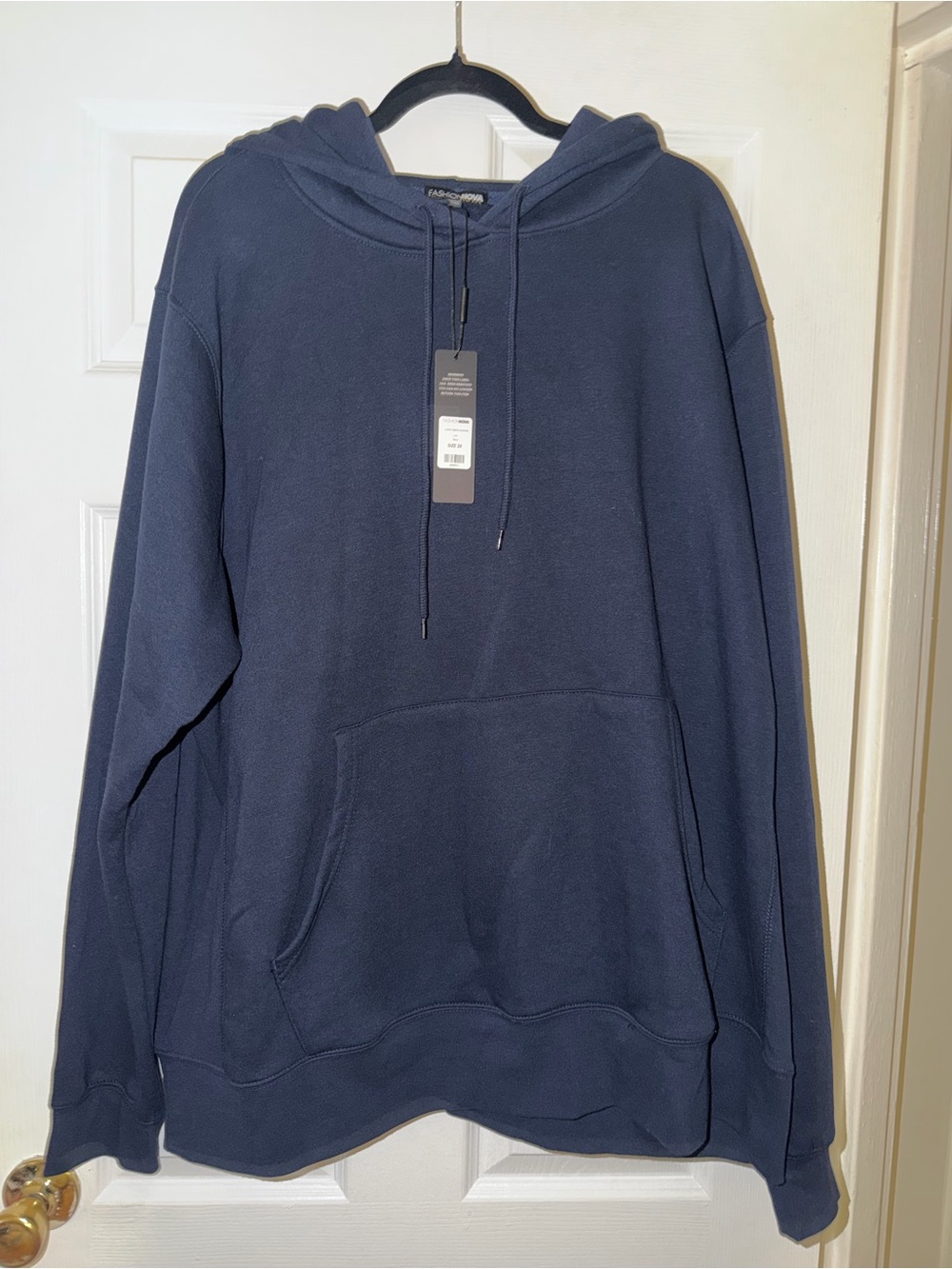 Fashion Nova Women - Look Again Navy Hoodie Pullover